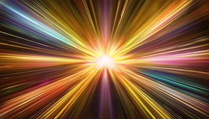 abstract bright light burst with motion effect