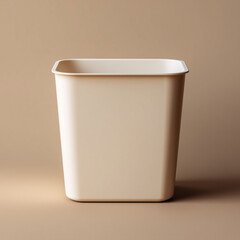 Imagen minimalista de una cesta de basura.