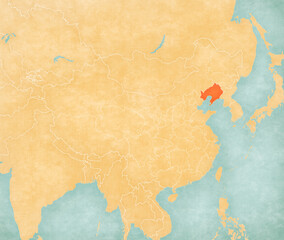 Map of China - Liaoning