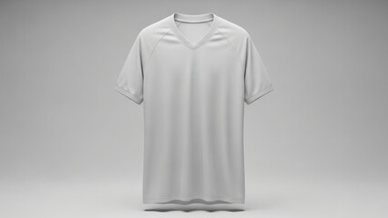 Minimalist Elegance in Fabric: A clean, sleek long-line v-neck shirt showcases a timeless design with understated grace. Embracing simplicity and modern aesthetics