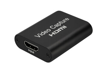 Black hdmi video capture input device for streaming