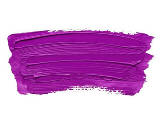 Bright purple paint stroke