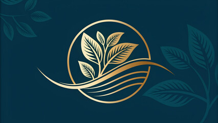 Abstract floral background vector illustration featuring nature elements like green leaves and flower patterns for a spring plant design