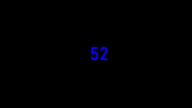 Count up from 0 to 100 on ,number counter loading bar animation of 0 to 100, 100 percent rendering, counting number from 0 to 100 simple counter on a black background. 4k
