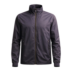 black suit on a white background