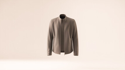 black suit on a white background