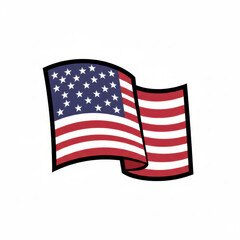 Waving american flag national flag patriotic symbol independence day freedom concept usa banner star pattern red stripe white stripe blue field government symbol democracy icon national pride