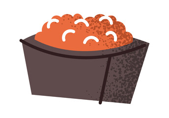 Caviar sushi Asian menu sticker © wooster