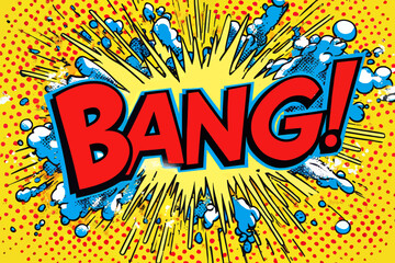 Alphabet letters and numbers are depicted in a modern illustration with a comic book style font design