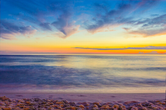 Sunset at Ita&uacute;na Beach in Saquarema, Rio de Janeiro state - Brazil.