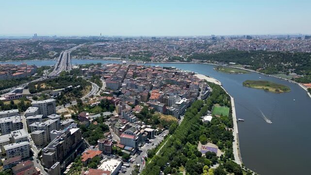 aerial view of hali&ccedil; istanbul