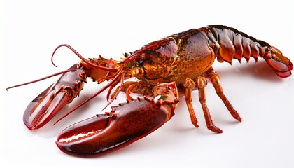 Southern Rock Lobster On A White Background