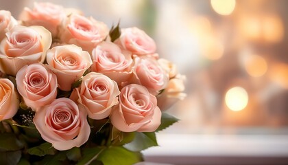 Soft Focus Romantic Rose Bouquet