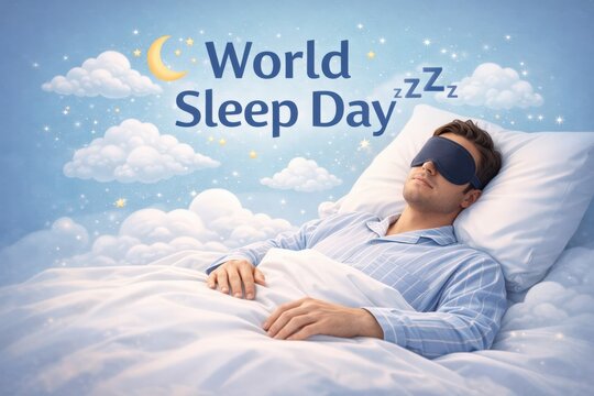 Celebrating the Importance of Rest and Well-Being: Emphasizing the Global Significance of Sleep Health Awareness on Special Days Dedicated to Sleep - Powered by Adobe