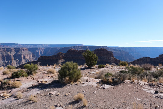 Grand Canyon West in December 2025 calm and sunny - Powered by Adobe