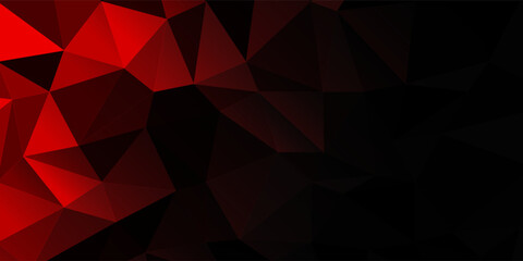 Mosaic abstract pattern ambience background texture. geometric low polygon red gradient design. Suitable for greeting, banners, page, surfaces, business, presentation, poster, display, advertisement