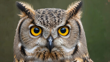 Fototapeta premium great horned owl