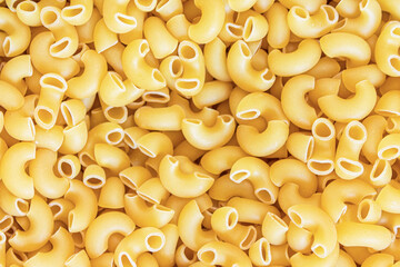 Bulk pasta at a grocery supermarket, dry bulk pasta at a grocery store