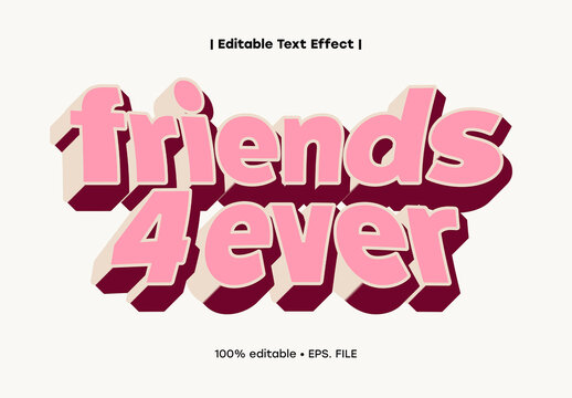 Retro Chunky Dimensional Text Effect