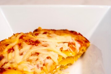 Homemade Goat Cheese Lasanga with Marinara