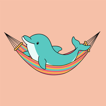 Cute vector illustration of a bird holding a heart