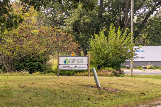 Braceville, Illinois - Sept. 21, 2025: Braidwood Nuclear Generating Station has a Conservation Certification awarded by the Wildlife Habitat Council