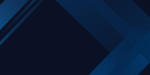 Obraz premium Blue black abstract background geometry shine and layer element vector for presentation design. Suit for business, corporate, institution, party.