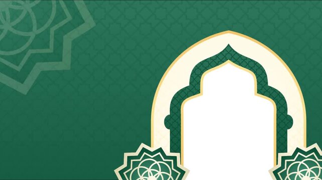 Islamic Arch Motion Background