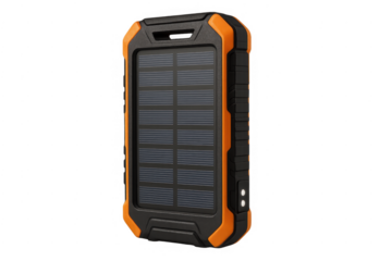 Portable solar power bank charging devices