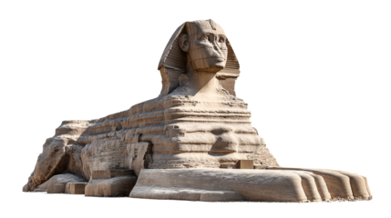 The majestic Great Sphinx of Giza exudes mystery and ancient wisdom