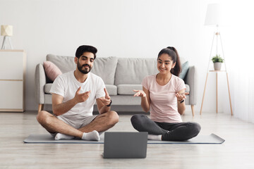 Modern coaches have online chat with class, workout at home, covid-19, new normal, social...