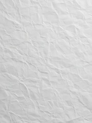 Fototapeta premium Minimal white crumpled paper background with soft shadows and organic texture