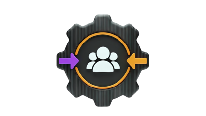 Teamwork and Collaboration Icon