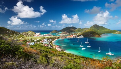 baie rouge on the french side of the caribbean island of saint martin sint maarten french west indies