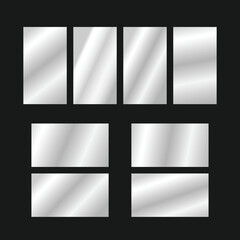 Set of Mirror or Glossy Surface Texture