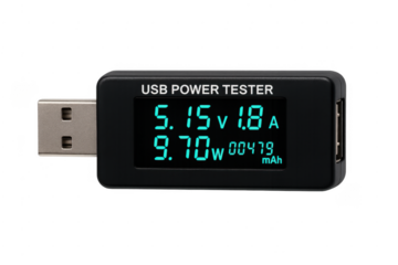 Usb power tester measuring voltage current power capacity