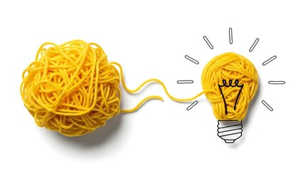 From Confusion to Clarity Lightbulb Concept