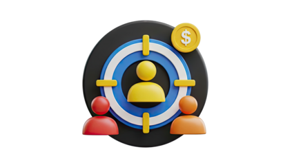 Target Audience and Investment Icon