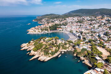 Ulcinj, Old city and popular travel destination on Adriatic sea in Montenegro