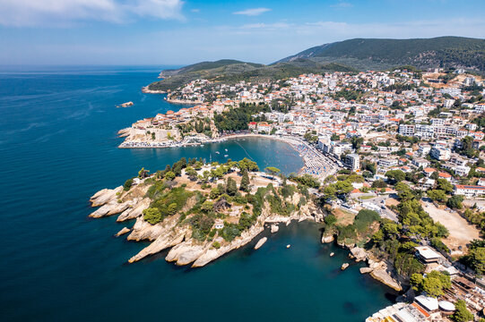 Ulcinj, Old city and popular travel destination on Adriatic sea in Montenegro