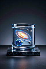 水槽の中の宇宙 | The universe in an aquarium Generative AI