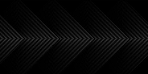 Obraz premium Linear arrow halftone background. Striped gradient triangle texture. Line arrows center pointing. Thin to thick repeating stripe backdrop for poster, cover, banner.