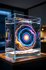 水槽の中の宇宙 | The universe in an aquarium Generative AI