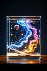 水槽の中の宇宙 | The universe in an aquarium Generative AI