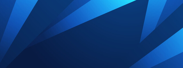 Obraz premium Abstract blue and light blue geometric background is perfect for modern designs, tech presentations, web banners, and digital artwork projects