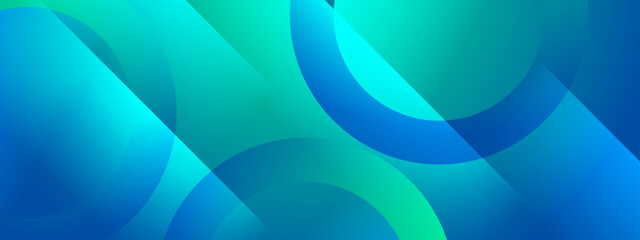 Abstract background with calming blue and green hues, featuring elegant curved shapes. Ideal for presentations, web design, and creative projects © SyahCreation