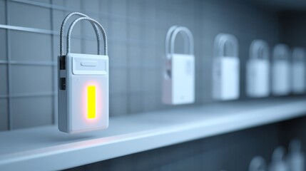 A pulse oximeter sensor with illuminated indicator light