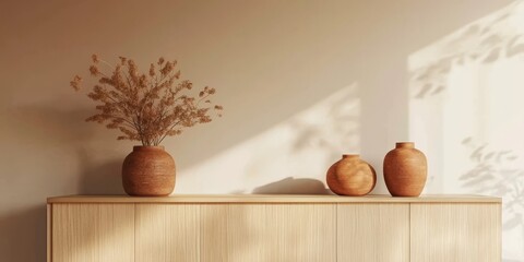 Emphasizing simplicity in interior design with neutral tones.