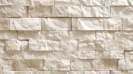 A smooth cream and white brick wall creates an inviting atmosphere.