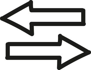 Arrow icon graphic design illustration